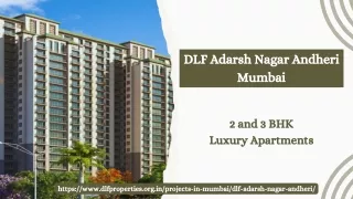 DLF Adarsh Nagar Andheri Mumbai | Premium Residential Flats