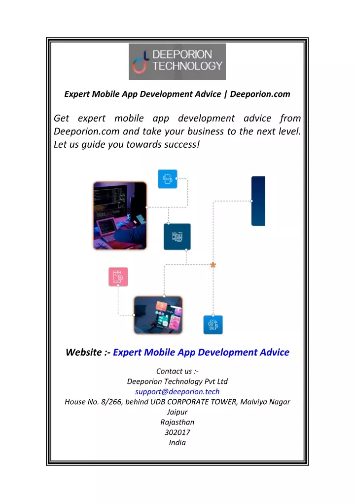 expert mobile app development advice deeporion com