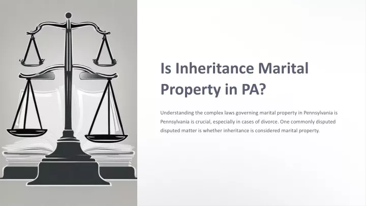 is inheritance marital property in pa