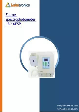 flame spectrophotometer lb 16fsp