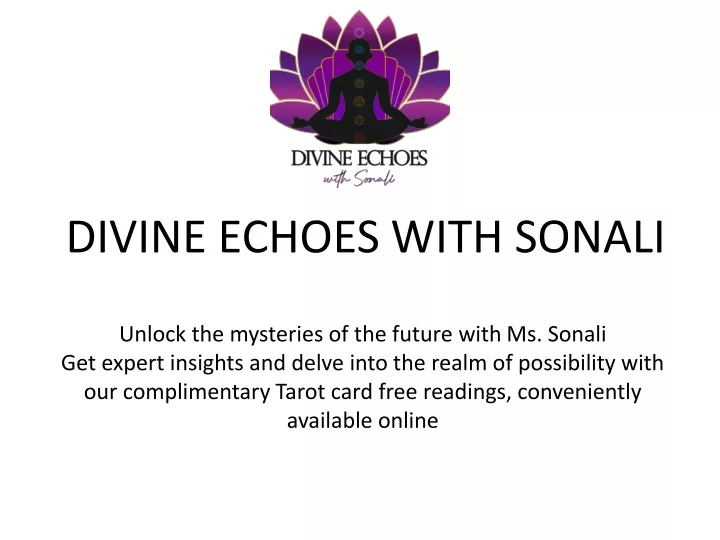 divine echoes with sonali