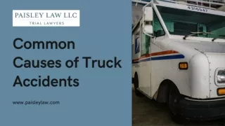 Common Causes of Truck Accidents