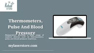 Thermometers, Pulse And Blood Pressure