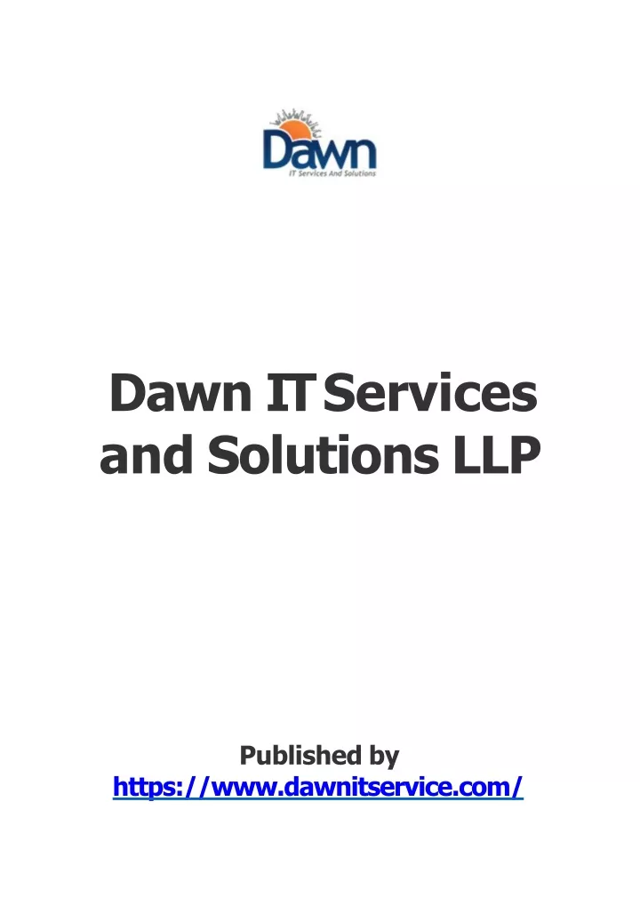 dawn it services and solutions llp