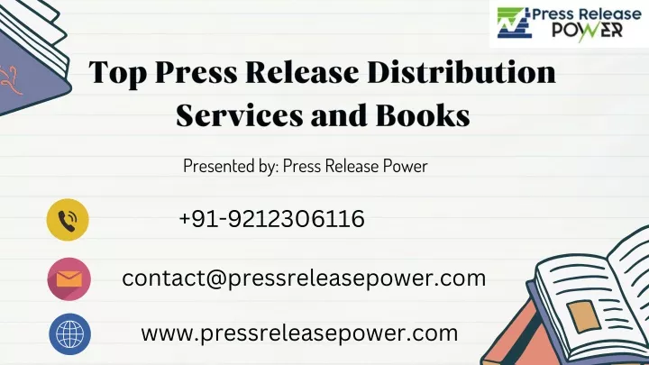 top press release distribution services and books