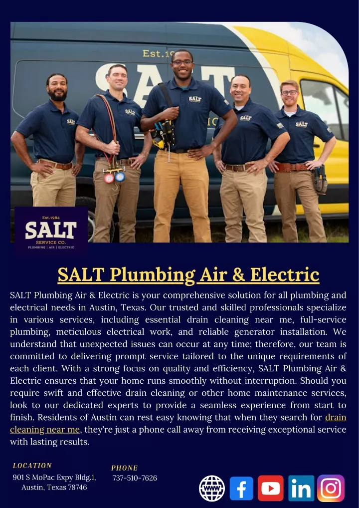 salt plumbing air electric