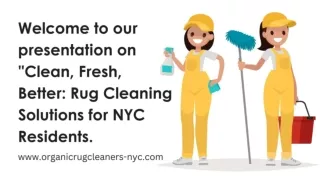 Rug Cleaning Solutions for NYC Residents