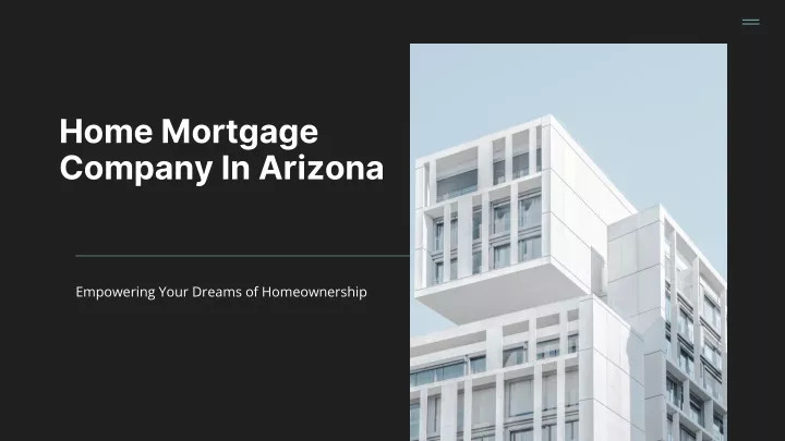 home mortgage company in arizona