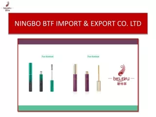 NINGBO BTF IMPORT & EXPORT CO. LTD.'s Custom Mascara Packaging Art- Elevate Your Brand