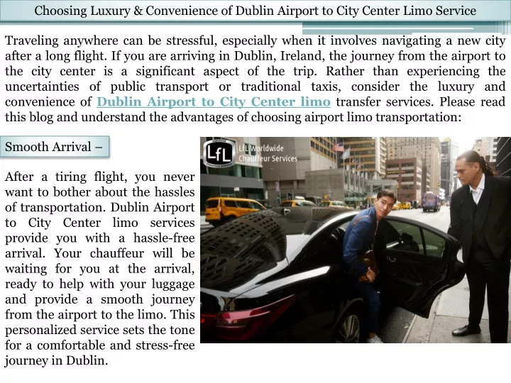 choosing luxury convenience of dublin airport