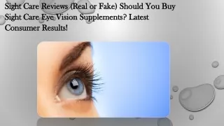 Sight Care Reviews 0