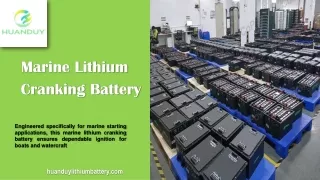 Marine Lithium Cranking Battery