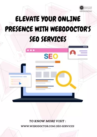 Boost Your Online Presence with webOdoctor's SEO Services