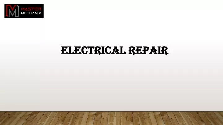 electrical repair