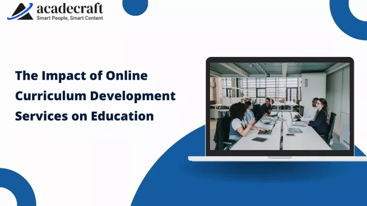 the impact of online curriculum development