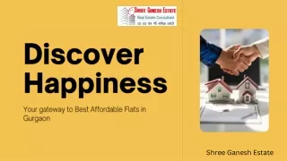 Shree Ganesh Estate Your Gateway to best affordable flats in Gurgaon
