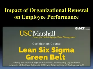 Impact of Organizational Renewal on Employee Performance