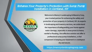 Enhance Your Property's Protection with Sump Pump Installation in Cortland, NY