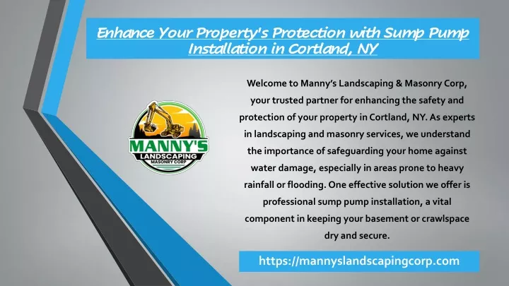 enhance your property s protection with sump pump installation in cortland ny