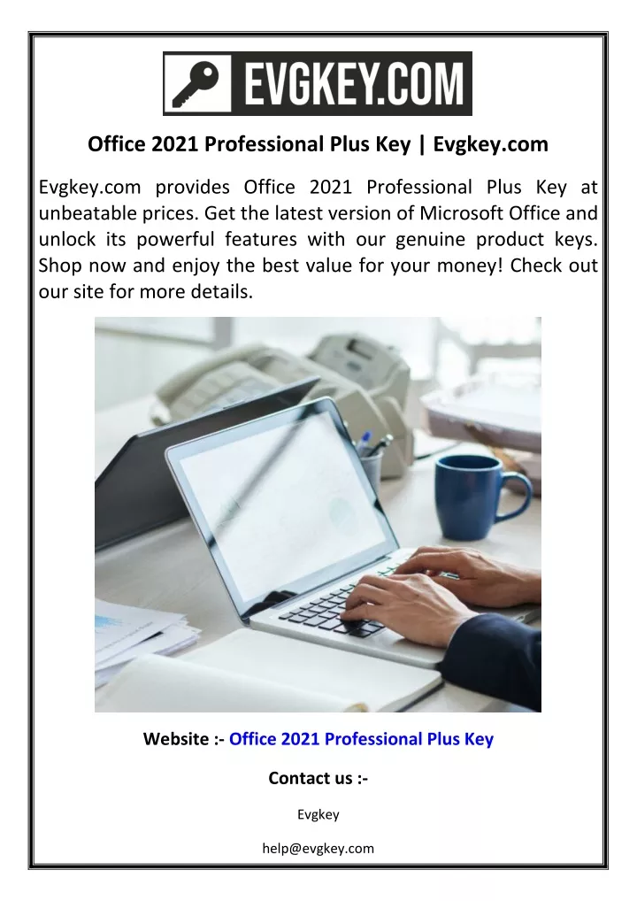 office 2021 professional plus key evgkey com