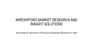 Revealing the Attraction of Outsourcing Market Research to India