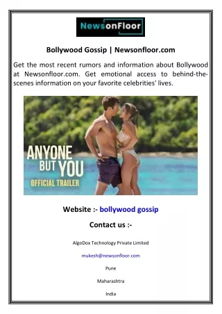 Bollywood Gossip  Newsonfloor.com