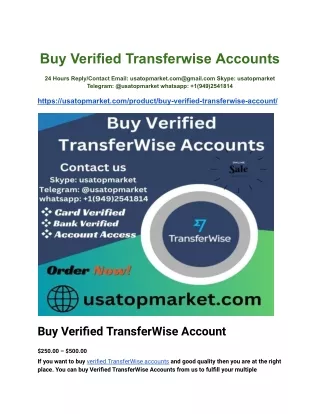 Buy Verified Transferwise Accounts (1)