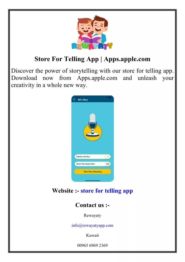 store for telling app apps apple com