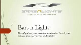 Bars n Lights - Winch Installation