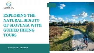 Exploring the Natural Beauty of Slovenia with Guided Hiking Tours