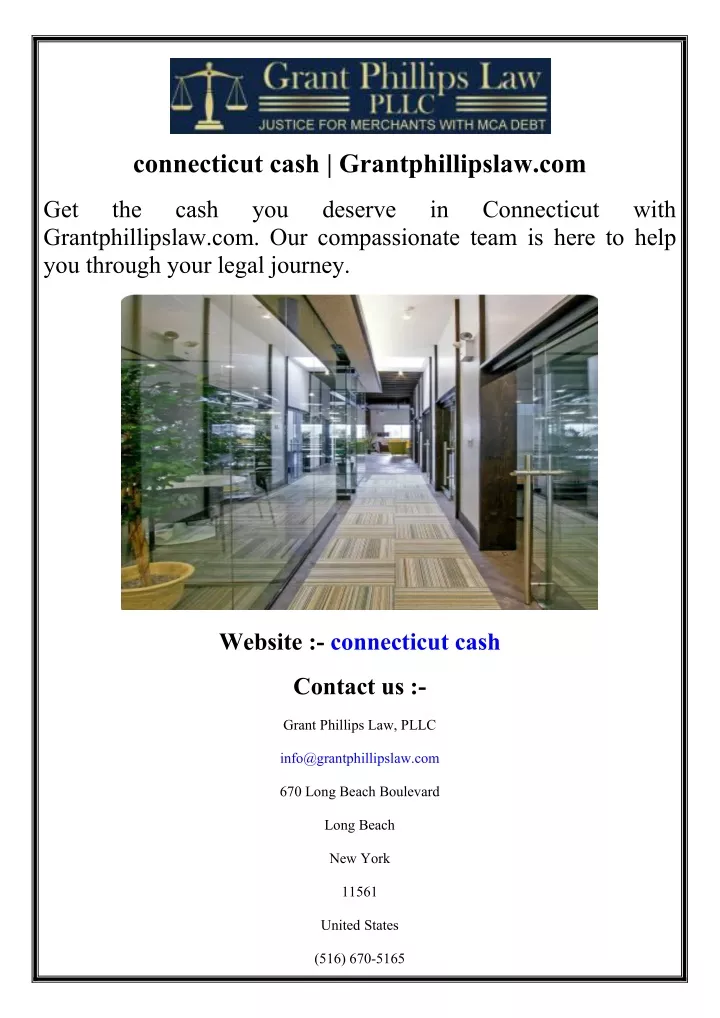 connecticut cash grantphillipslaw com