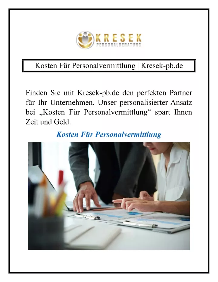 kosten f r personalvermittlung kresek pb de