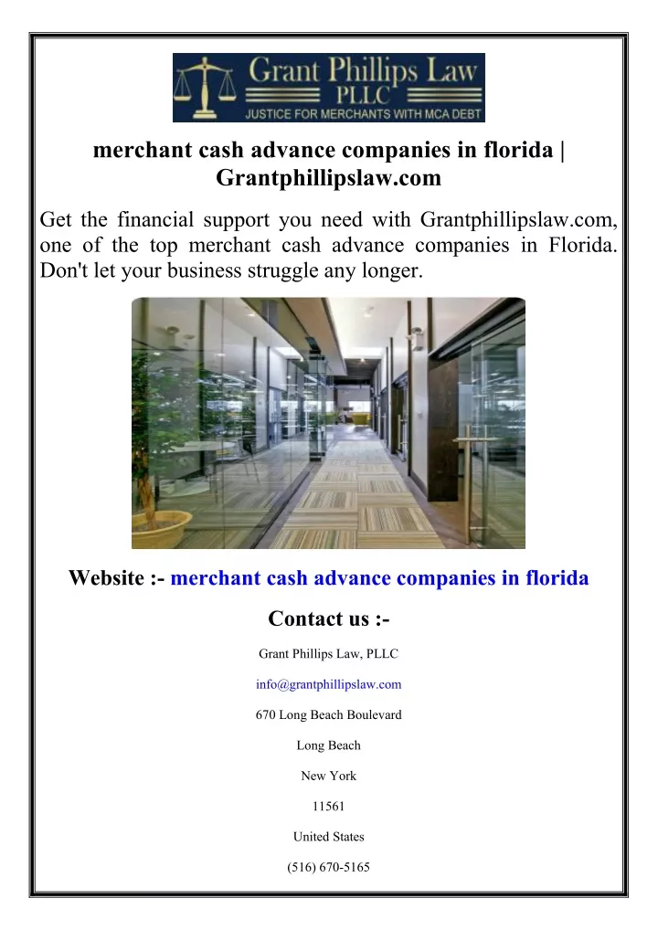 merchant cash advance companies in florida