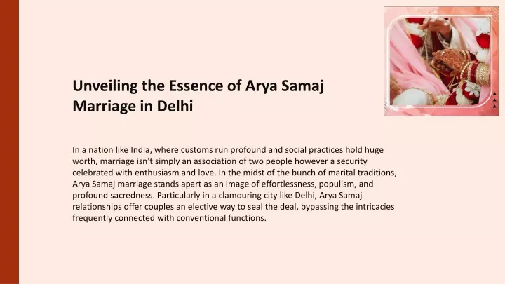 unveiling the essence of arya samaj marriage