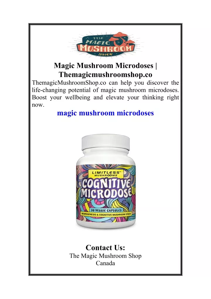 magic mushroom microdoses themagicmushroomshop