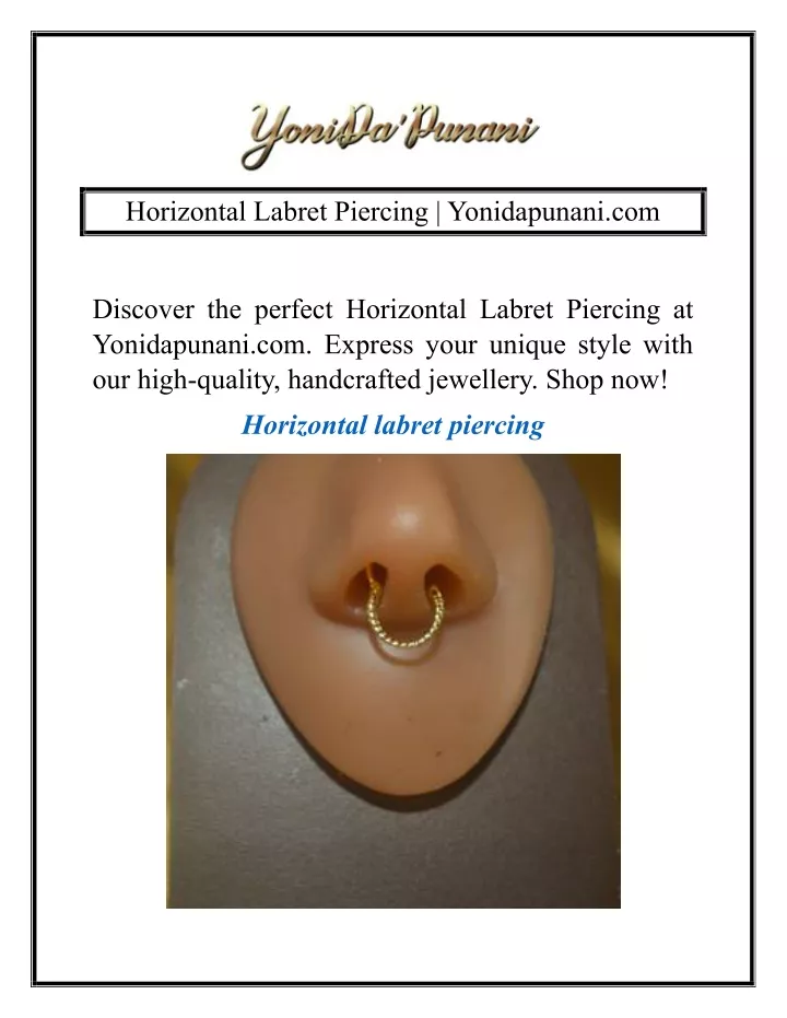 horizontal labret piercing yonidapunani com