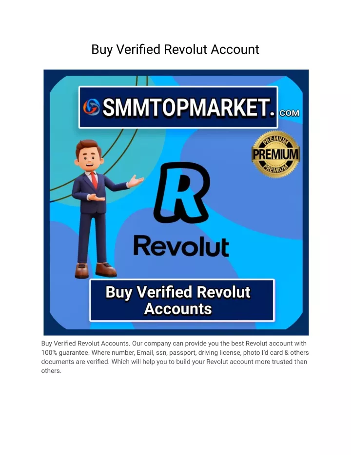 buy verified revolut account