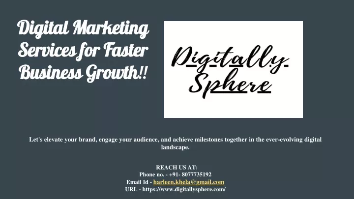 digital marketing digital marketing services