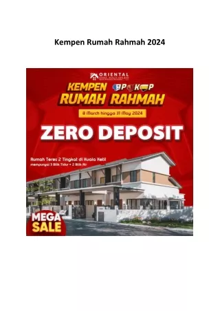 Kempen Rumah Rahmah 2024