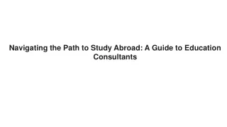 study abroad consultants