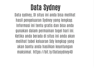 Data Sydney