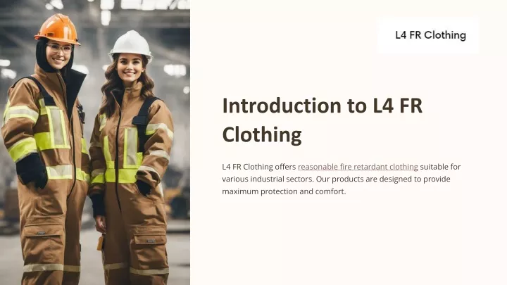 introduction to l4 fr clothing