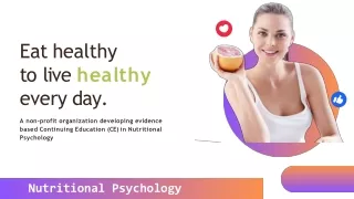 Visit CNP Website To Learn About Nutritional Psychology