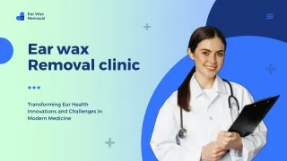 Experience the Difference: Ear Wax Removal Hamilton
