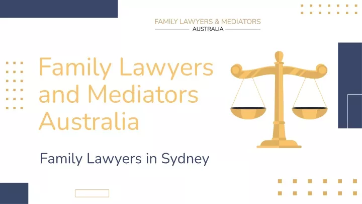 family lawyers and mediators australia