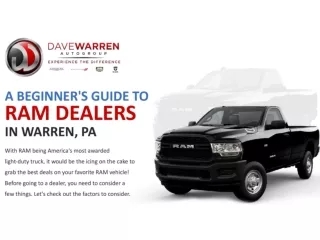 A Beginner's Guide to RAM Dealers in Warren, PA