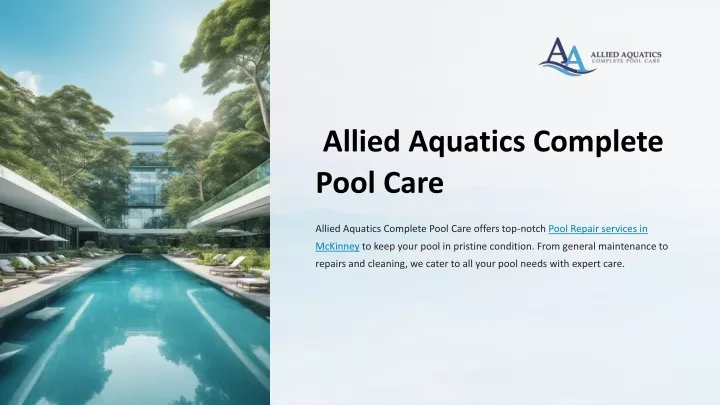 allied aquatics complete pool care