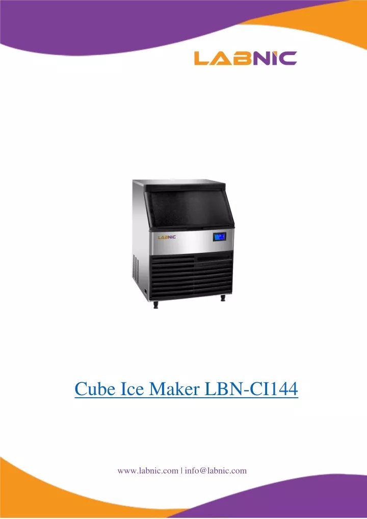 cube ice maker lbn ci144