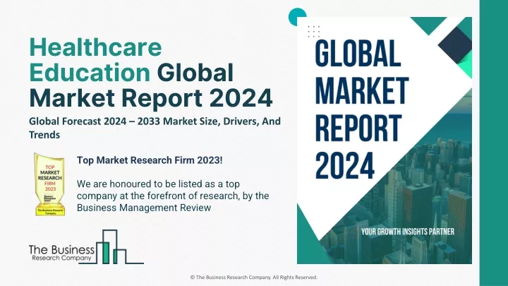 healthcare education global market report 2024