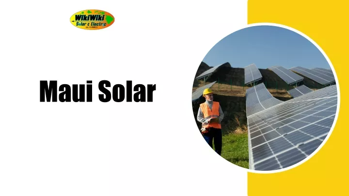 maui solar